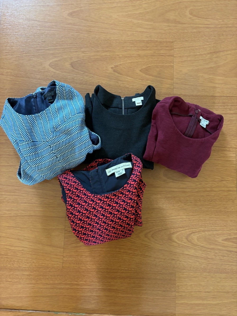 Lot of 4 Dresses: 3 J. Crew Dresses and 1 Anthropologie